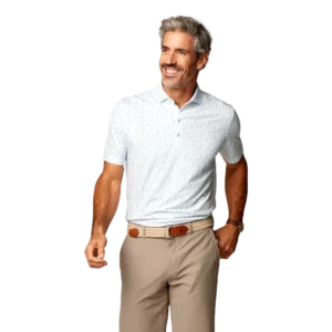 Herd Printed Top Shelf Performance Polo