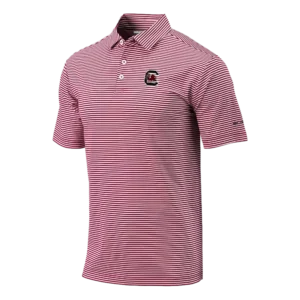 South Carolina Club Invite Stripe Polo