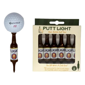 Miller Flight Beer Bottle 2-1/4" Golf Tee 6-Pack