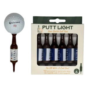 Mulligan Extra Beer Bottle 2-1/4" Golf Tee 6-Pack